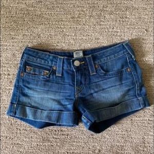 True religion Jean shorts